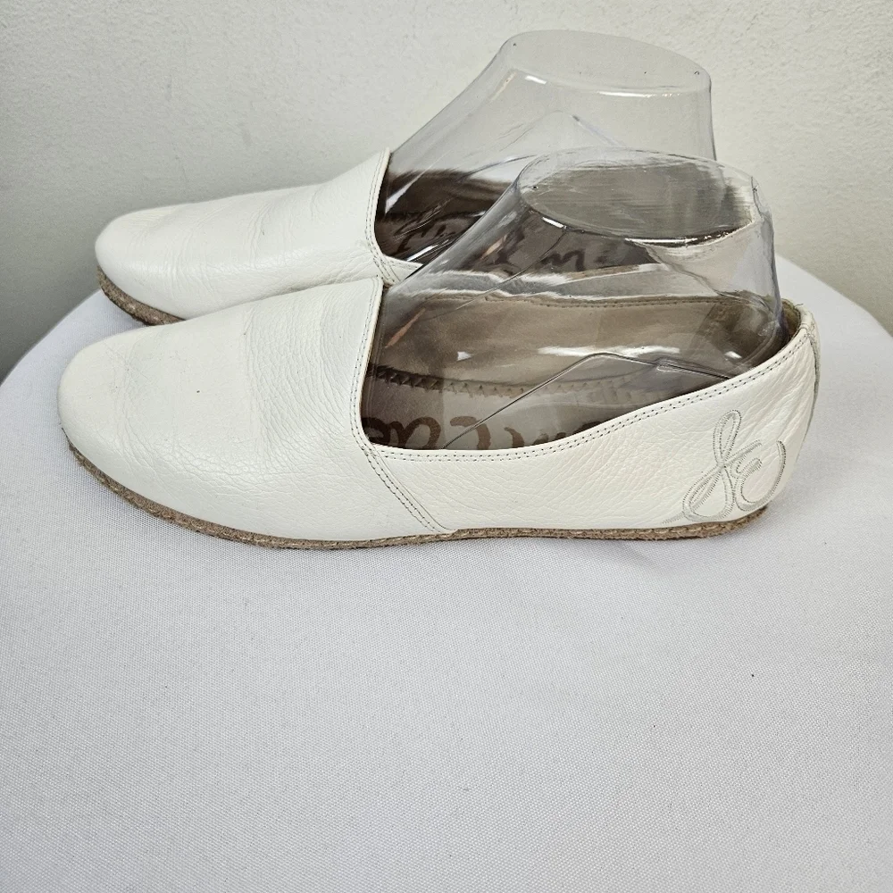 Sam Edelman Everie Leather Logo Espadrille Loafers Size 9M